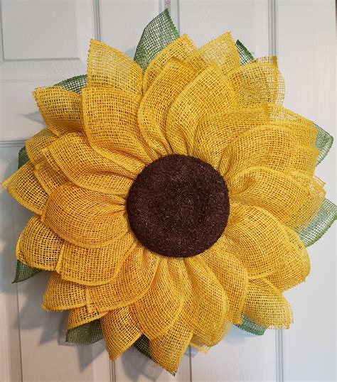 etsy sunflower wreath|More.